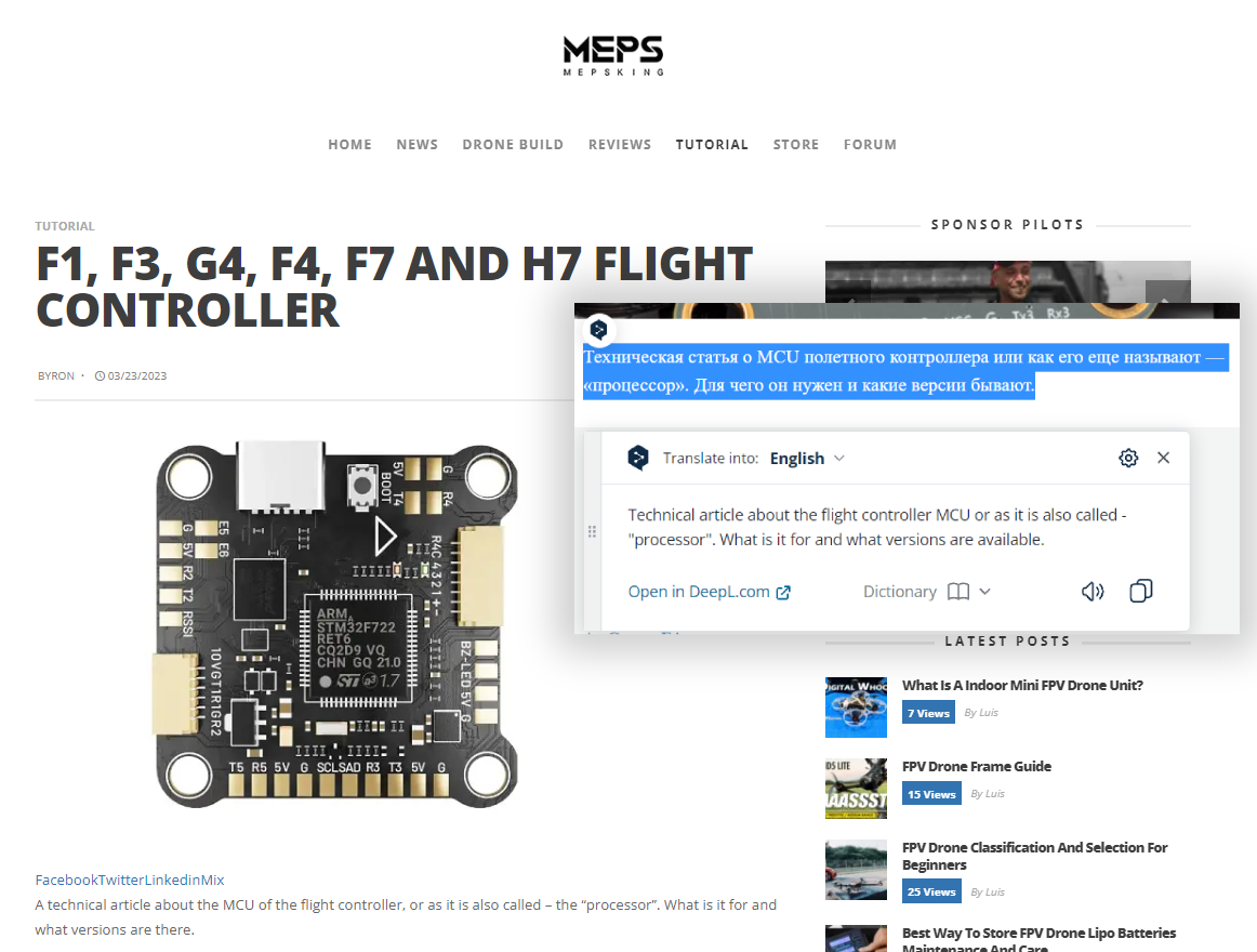 MEPSKING First Article Comparison